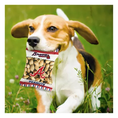 Product Pets First Atlanta Braves Plush Peanut Bag Dog Toy
