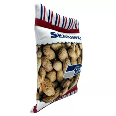 Product Pets First Seattle Seahawks Plush Peanut Bag Dog Toy