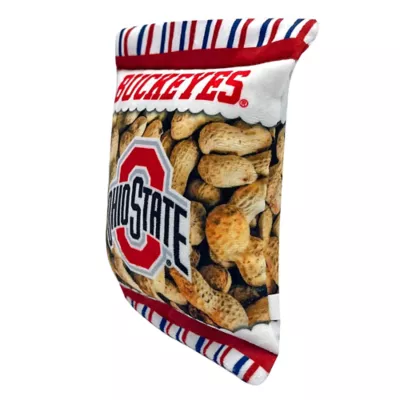 Product Pets First Ohio State  Buckeyes Plush Peanut Bag Dog Toy