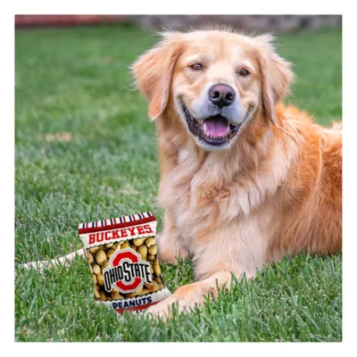 Product Pets First Ohio State  Buckeyes Plush Peanut Bag Dog Toy