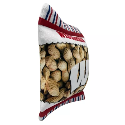Product Pets First Wisconsin Badgers Plush Peanut Bag Dog Toy