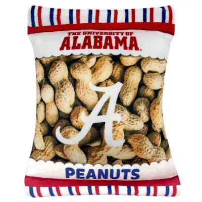Product Pets First Alabama Crimson Tide Plush Peanut Bag Dog Toy