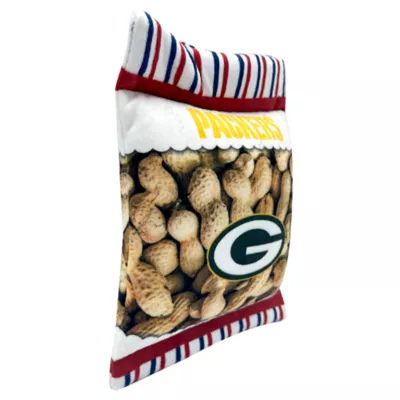 Product Pets First Green Bay Packers Plush Peanut Bag Dog Toy
