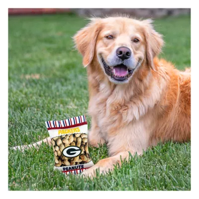 Product Pets First Green Bay Packers Plush Peanut Bag Dog Toy