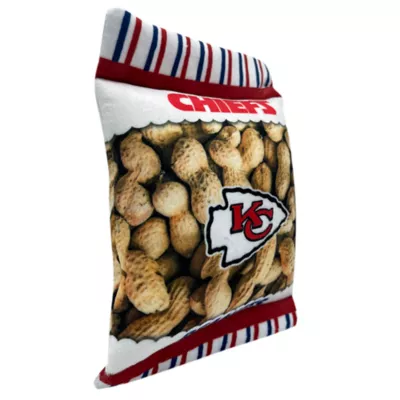 Product Pets First Kansas City Chiefs Plush Peanut Bag Dog Toy