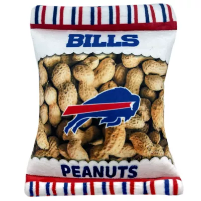 Product Pets First Buffalo Bills Plush Peanut Bag Dog Toy