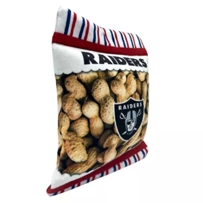 Product Pets First Las Vegas Raiders Plush Peanut Bag Dog Toy