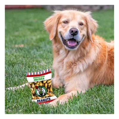 Product Pets First Boston Celtics Plush Peanut Bag Dog Toy