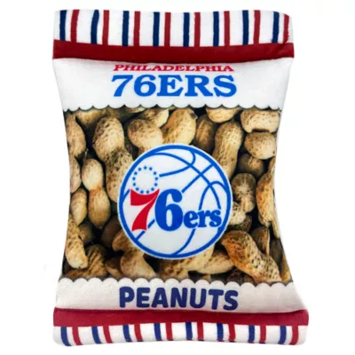 Product Pets First Philadelphia 76ers Plush Peanut Bag Dog Toy