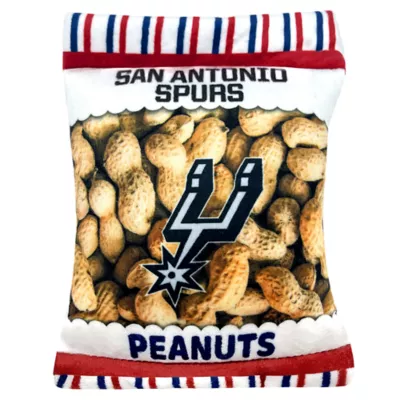Product Pets First San Antonio Spurs Plush Peanut Bag Dog Toy