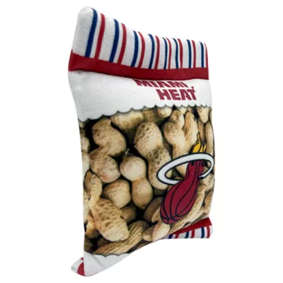 Product Pets First Miami Heat Plush Peanut Bag Dog Toy