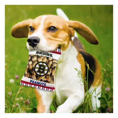 Product Pets First Boston Bruins Plush Peanut Bag Dog Toy
