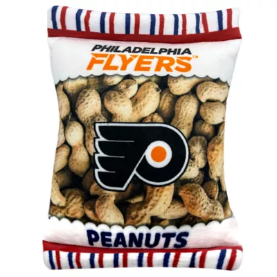 Product Pets First Philadelphia Flyers Plush Peanut Bag Dog Toy