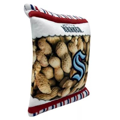 Product Pets First Seattle Krakens Plush Peanut Bag Dog Toy