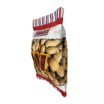 Product Pets First Washington Commanders Plush Peanut Bag Dog Toy