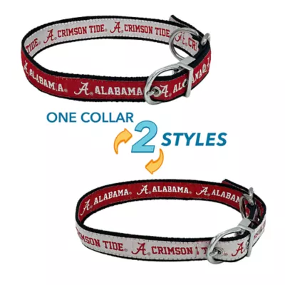 Product Pets First Alabama Crimson Tide Reversible Dog Collar