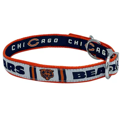 Product Pets First Chicago Bears Reversible Dog Collar