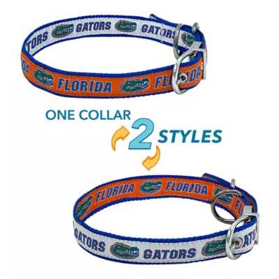 Product Pets First Florida Gators Reversible Dog Collar