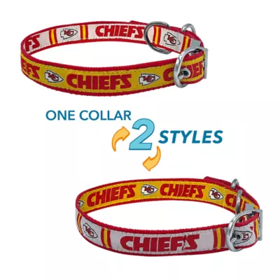 Product Pets First Kansas City Chiefs Reversible Dog Collar