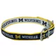 Product Pets First Michigan Wolverines Reversible Dog Collar