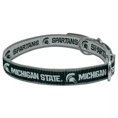Product Pets First Michigan State Spartans Reversible Dog Collar