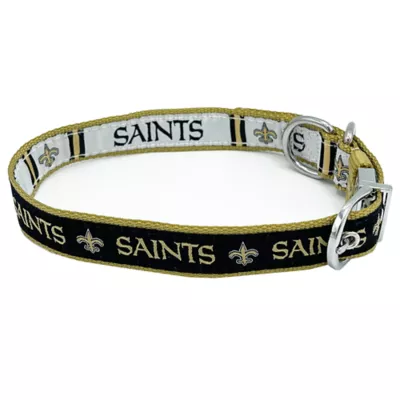 Product Pets First New Orleans Saints Reversible Dog Collar