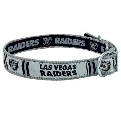 Product Pets First Las Vegas Raiders Reversible Dog Collar