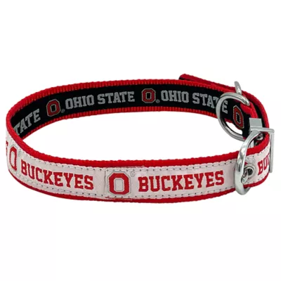 Product Pets First Ohio State Buckeyes Reversible Dog Collar