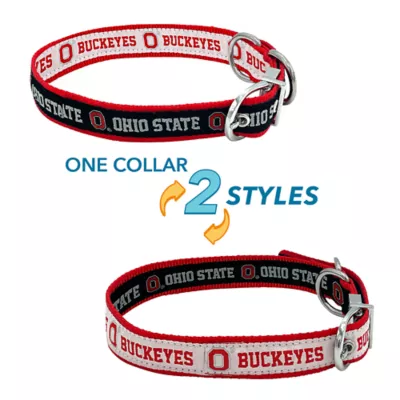 Product Pets First Ohio State Buckeyes Reversible Dog Collar