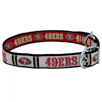 Product Pets First 49ers Reversible Dog Collar