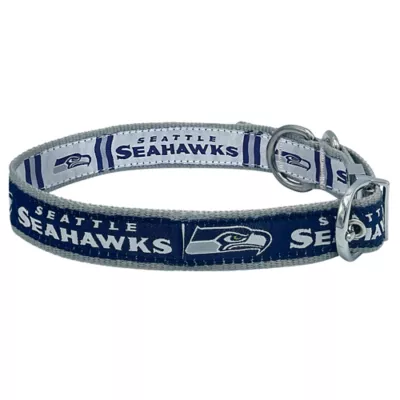 Product Pets First Seattle Seahawks Reversible Dog Collar