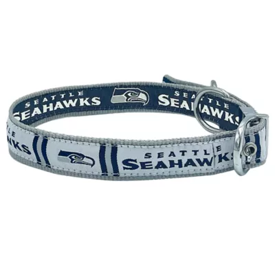 Product Pets First Seattle Seahawks Reversible Dog Collar