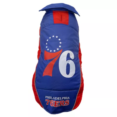 Product Pets First 76ers Puffer Pet Vest
