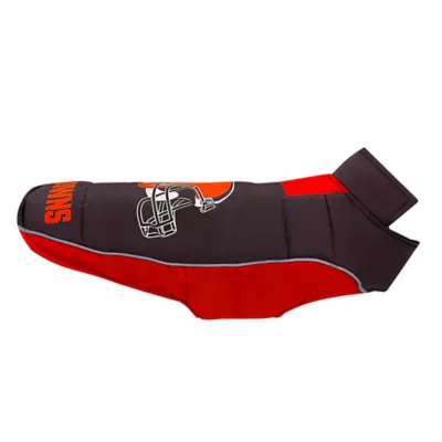 Product Pets First Cleveland Browns Puffer Pet Vest