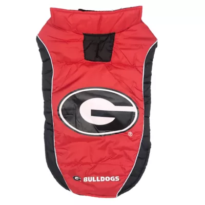 Product Pets First Georgia Bulldogs Puffer Pet Vest