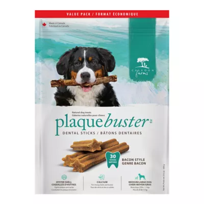 Product Caledon Farms Natural Plaque Busters Dental Dog Treats - Bacon