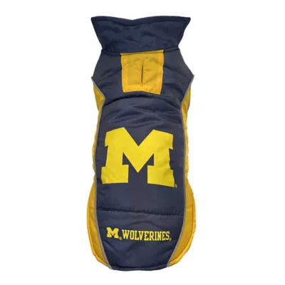Product Pets First Michigan Wolverines Puffer Pet Vest