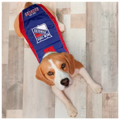 Product Pets First NY Rangers Puffer Pet Vest