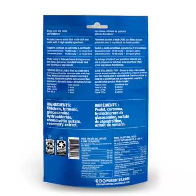 Product PureBites+ Freeze Dried Dog Treats - Hip & Joint 3 OZ