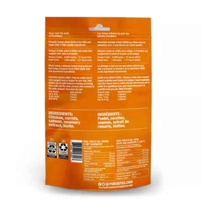 Product PureBites+ Freeze Dried Dog Treats - Skin & Coat 3 Oz