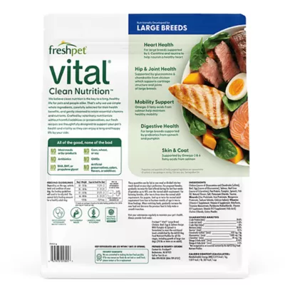 Product FreshPet Vital Large Breed Adult Fresh Dog Food - Chicken, Beef, Egg & Salmon Recipe 5 LB