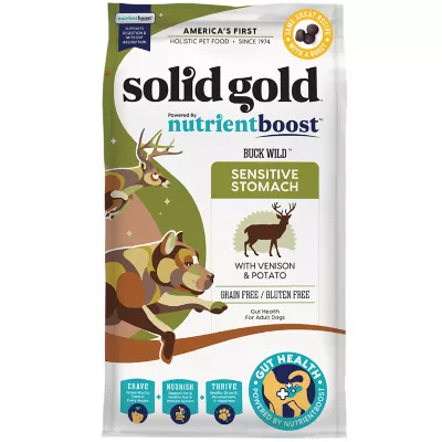 Product Solid Gold Nutrient Boost Buck Wild Adult Dog Food - Sensitive Stomach, Venison
