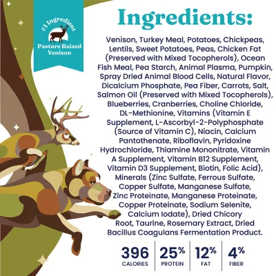 Product Solid Gold Nutrient Boost Buck Wild Adult Dog Food - Sensitive Stomach, Venison