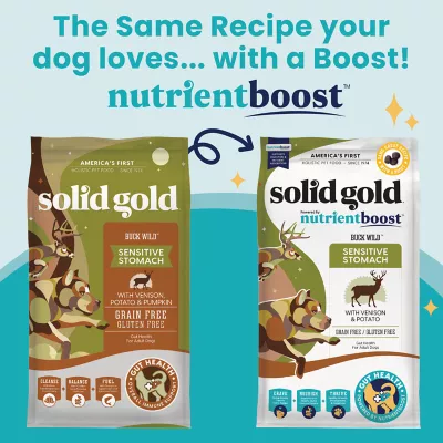 Product Solid Gold Nutrient Boost Buck Wild Adult Dog Food - Sensitive Stomach, Venison
