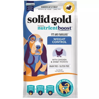 Product Solid Gold Nutrient Boost Fit and Fabulous Weight Control Adult Dog Food -  Chicken