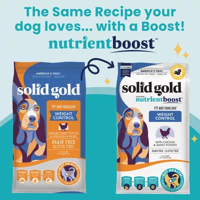 Product Solid Gold Nutrient Boost Fit and Fabulous Weight Control Adult Dog Food -  Chicken