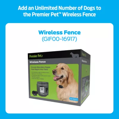 Product Premier Pet Wireless Add-A-Dog® - Waterproof Receiver Collar - Adjustable up to 1/2 Acre