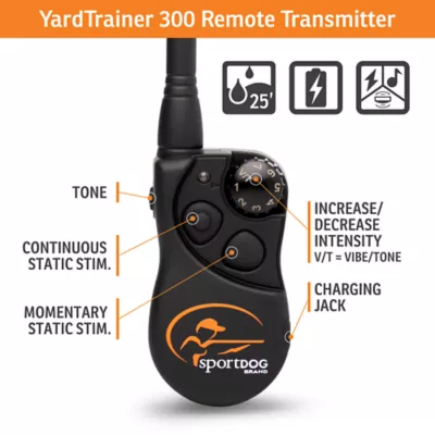 Product SportDOG® Brand YardTrainer 300 Remote Trainer - Tone/Vibrate/Static