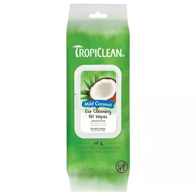 Product TropiClean® Mild Coconut Ear Cleaning Wipes