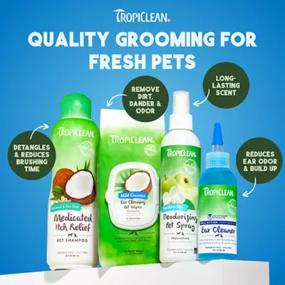 Product TropiClean® Mild Coconut Ear Cleaning Wipes